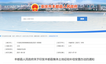 丰都最新公告，城市发展与民生改善迈入新篇章